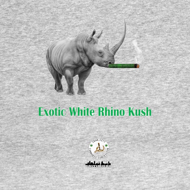 Exotic White Rhino Kush by Crab City Cannabis Concession